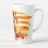 Tasse Latte Cheval patriotique américain Dream (Droite)