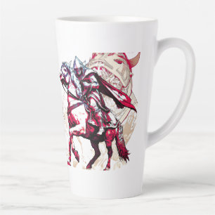 Tasse Latte Chevalier Vibrant T-Shirt Jetez Dessous de verre d