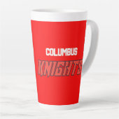 Tasse Latte Chevaliers Rouges de Columbus (Angle droit)