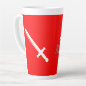 Tasse Latte Chevaliers Rouges de Columbus (Angle gauche)