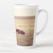 Tasse Latte Chevaux en pâture (Droite)