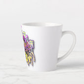 Tasse Latte Chevaux Et Riders (Droite)