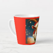 Tasse Latte Chèvre de Noël 2 (Angle gauche)