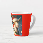 Tasse Latte Chèvre de Noël 2 (Angle droit)