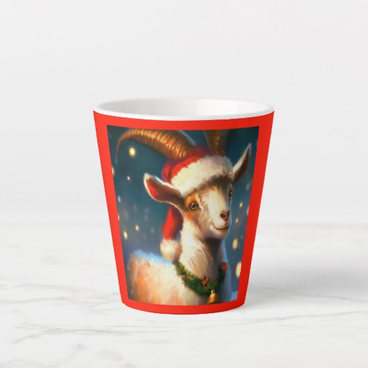 Tasse Latte Chèvre de Noël 2 (Devant)