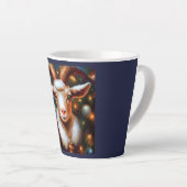 Tasse Latte Chèvre de Noël 4 (Angle droit)