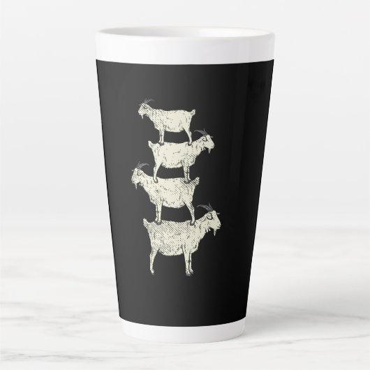 Tasse Latte Chèvre Retro (Devant)