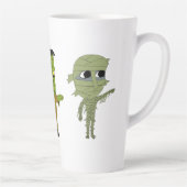 Tasse Latte Chibi vampire, monstre et maman (Droite)