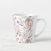 Tasse Latte Chic chic chic chic Motif de Noël (Droite)
