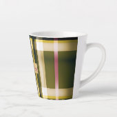 Tasse Latte Chic et Branché Vert et Rose (Droite)