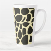Tasse Latte Chic Qutrefoil Giraffe Imprimer Personnalisé (Droite)