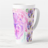 Tasse Latte Chic Rose rose Chic Shabby Fleurs Florales Roses d (Angle droit)