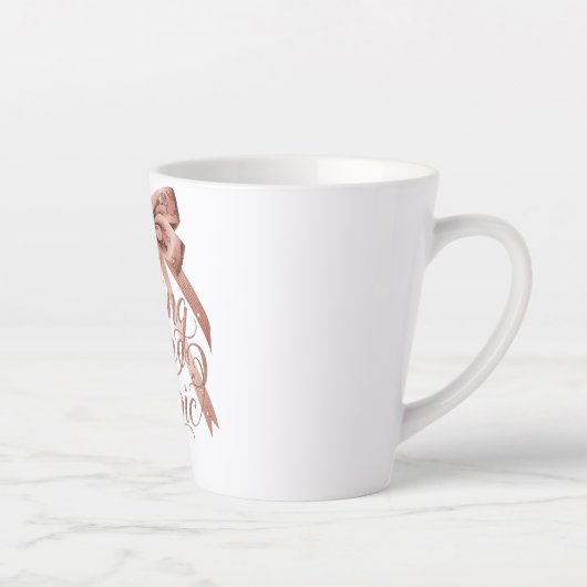 Tasse Latte Chic Self Love and Empowerment Message (Droite)