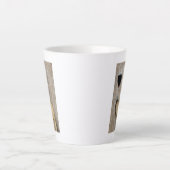Tasse Latte Chien Au Vin Jaune Labrador (Devant)