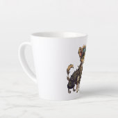 Tasse Latte Chien d'aventure (Angle gauche)