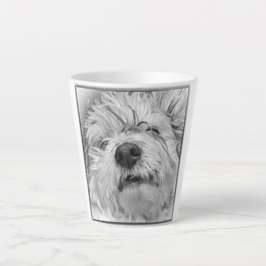 Tasse Latte Chien de Coton de Tulear (Devant)