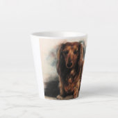 Tasse Latte Chien de Dachshund (Devant)
