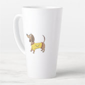 Tasse Latte Chien de dessin (Angle gauche)