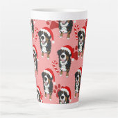 Tasse Latte Chien de montagne bernois de Noël (Devant)