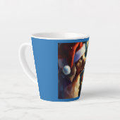 Tasse Latte Chien de Noël 3 (Angle gauche)