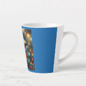 Tasse Latte Chien de Noël 3 (Droite)