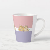 Tasse Latte Chien de Poméranie | (Droite)