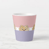 Tasse Latte Chien de Poméranie | (Devant)