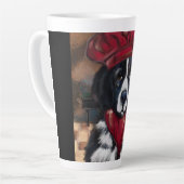 Tasse Latte Chien de Terre-Neuve (Angle gauche)