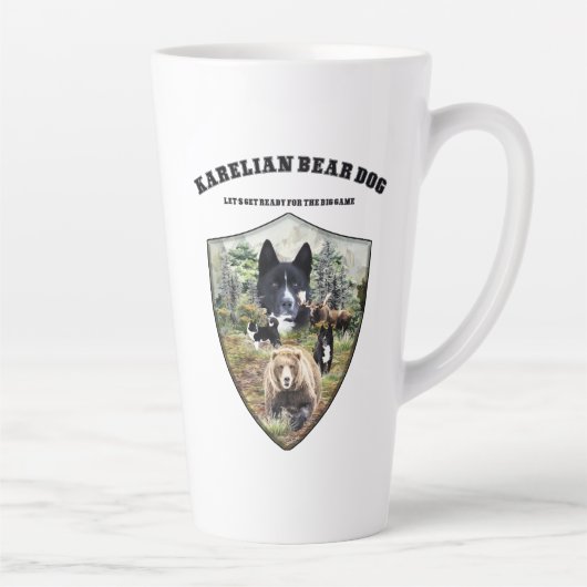 Tasse Latte Chien d'ours karélien (Droite)