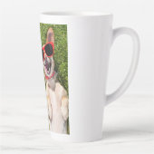 Tasse Latte Chien riant 30e anniversaire (Droite)
