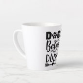 Tasse Latte Chiens avant les mecs (Angle gauche)