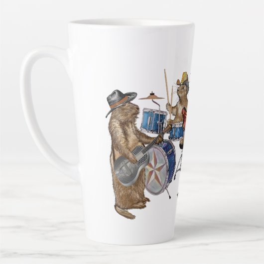 Tasse Latte Chiens des Prairies (Gauche)