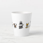 Tasse Latte Chiens élémentaires (Devant)