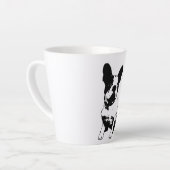 Tasse Latte Chiffre de taureau français (Angle gauche)