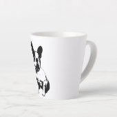 Tasse Latte Chiffre de taureau français (Angle droit)