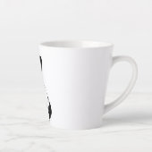 Tasse Latte Chiffre de taureau français (Droite)