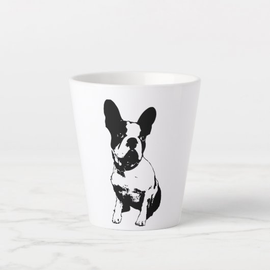 Tasse Latte Chiffre de taureau français (Devant)