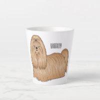 Chih tzu long cheveux dessin de chien