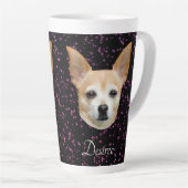 Tasse Latte Chihuahua Chien Cute Conception Élégante de Partie (Angle droit)