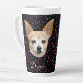 Tasse Latte Chihuahua Chien Cute Conception Élégante de Partie (Angle gauche)