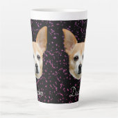 Tasse Latte Chihuahua Chien Cute Conception Élégante de Partie (Devant)