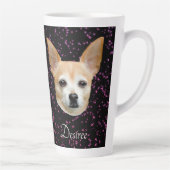 Tasse Latte Chihuahua Chien Cute Conception Élégante de Partie (Droite)