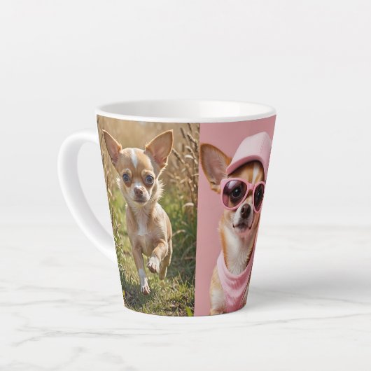 Tasse Latte Chihuahua Chig race Assortiment (Angle gauche)