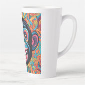 Tasse Latte Chimpanzé fou mignon (Droite)