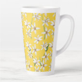 Tasse Latte Chinoiserie motif de fleurs de citron d'été (Droite)