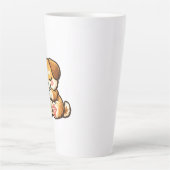 Tasse Latte Chiot endormi mignon avec oreiller (Devant)