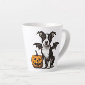 Tasse Latte Chiot Halloween (Angle droit)