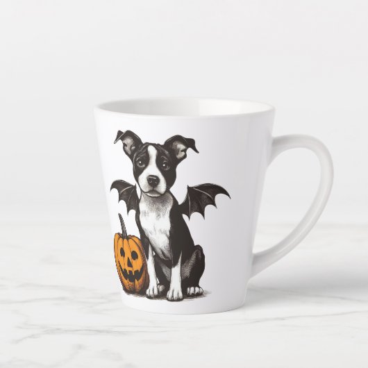 Tasse Latte Chiot Halloween (Droite)
