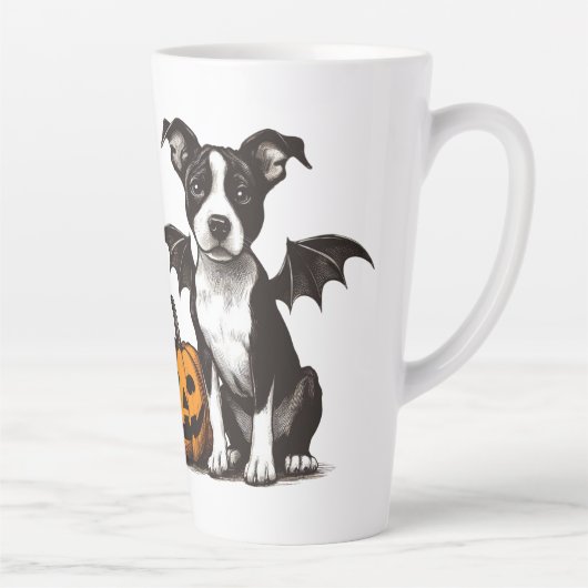Tasse Latte Chiot Halloween (Droite)