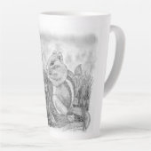 Tasse Latte Chipmunk Nibbling (Angle droit)